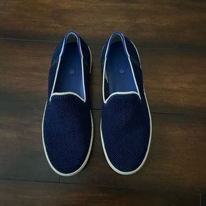 Rothy’s The Sneakers Women's Size US 8 Blue Comfort Slip On Shoes